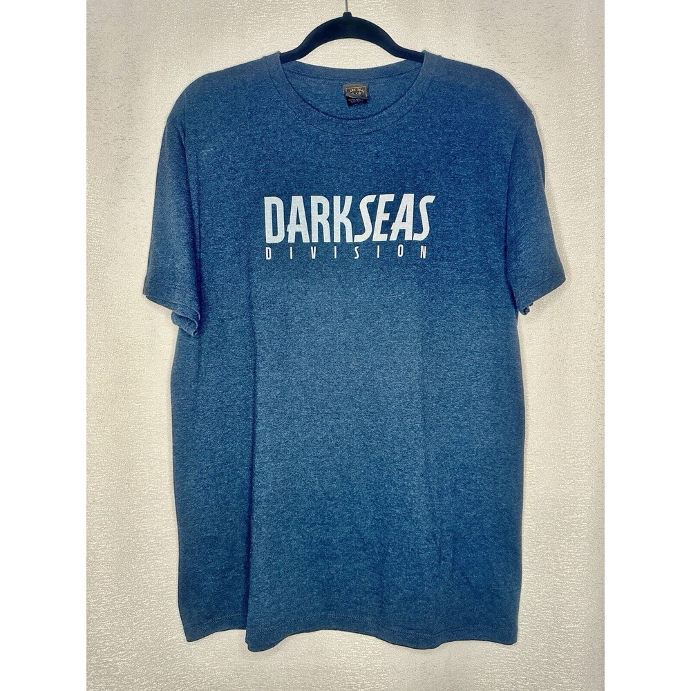 Dark Seas Division T-shirt Size L Navy Blue